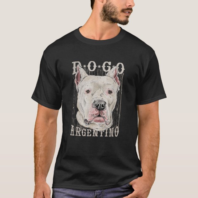 Dogo Argentino Dogs Dogo Argentinos  T-Shirt (Vorderseite)