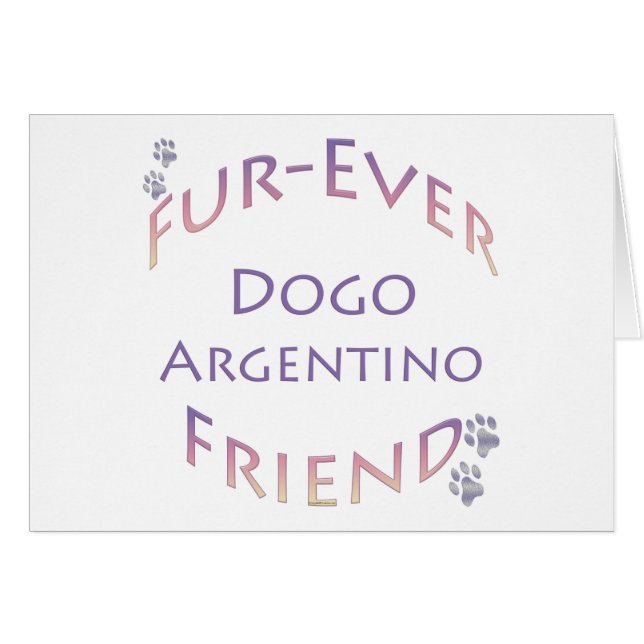 Dogo Argentino Furever (Vorderseite (Horizontal))