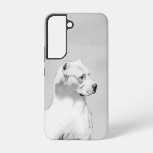 Dogo Argentino Gemälde - Originale Hundekunst Samsung Galaxy Hülle
