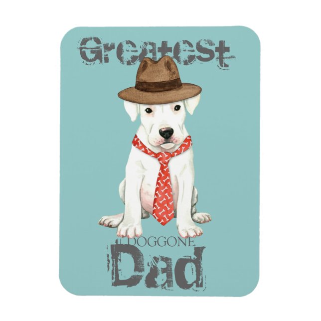 Dogo Argentino Magnet (Vertikal)