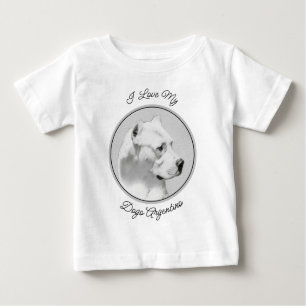 Dogo Argentino Malerei - Original Dog Art Baby T-shirt