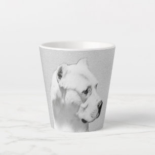 Dogo Argentino Malerei - Original Dog Art Milchtasse
