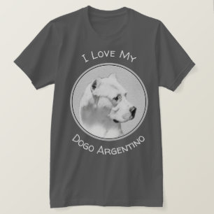 Dogo Argentino Malerei - Original Dog Art T-Shirt