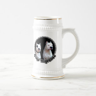 Dogo Argentino Stein Bierglas