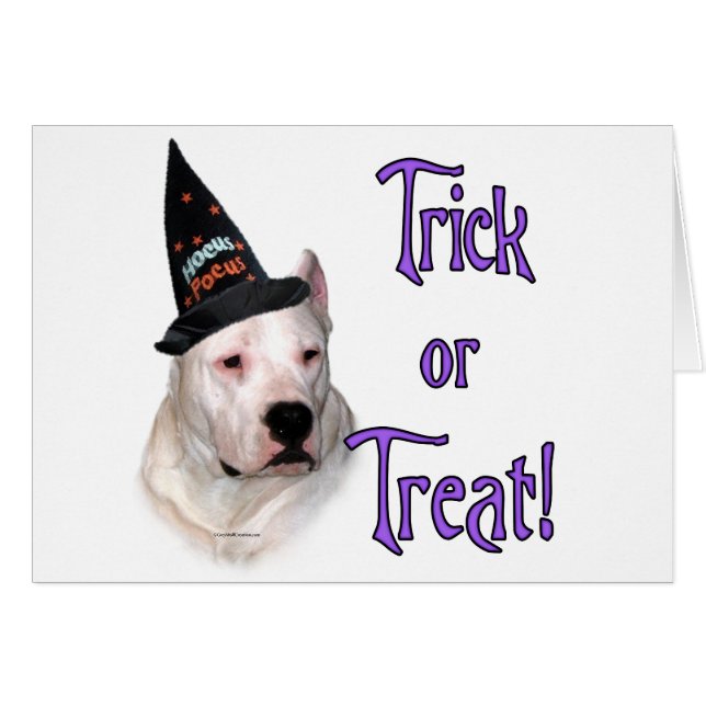 Dogo Argentino Trick (Vorderseite (Horizontal))