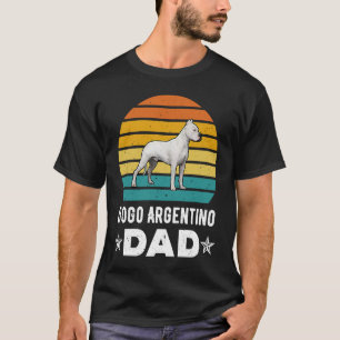 Dogo Argentino Vater Retro Animal T-Shirt