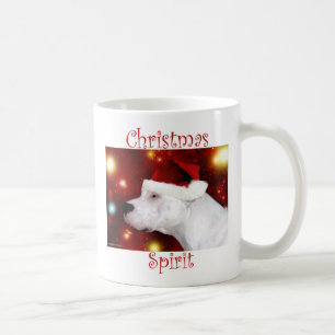 Dogo Argentino Weihnachtsgeist Tasse