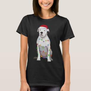 Dogo Argentino Weihnachtslicht Weihnachten Weihnac T-Shirt
