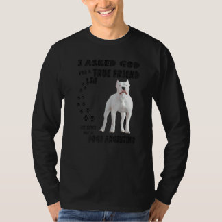 Dogo Argentino Zitat Mama Vater Drucken argentinis T-Shirt