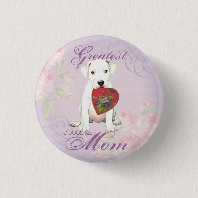 Dogo Heart Mama Button (Vorderseite)