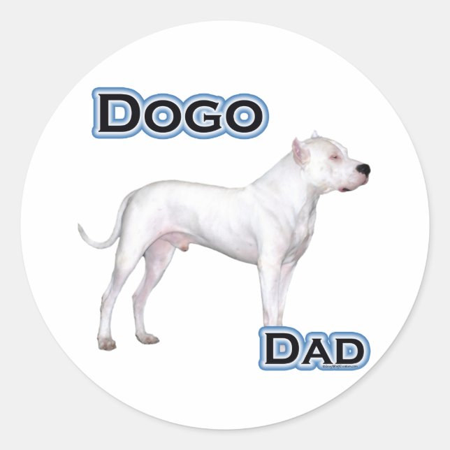 Dogo Vater 4 - Aufkleber (Vorderseite)