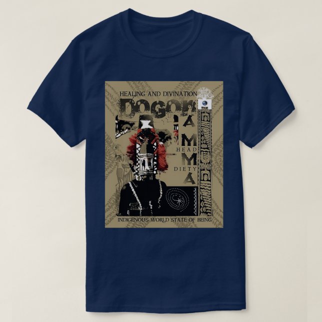 DOGON SHAMAN Graphic T-Shirt (Design vorne)