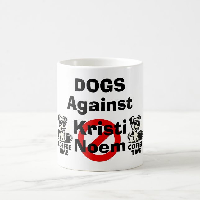 Dogs Against Kristi Noem Coffee Mug Kaffeetasse (Mittel)