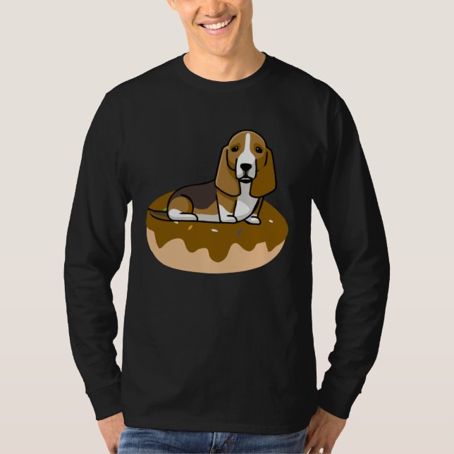Dogs And Donuts Dog  For Women Men Love Dog T-Shirt (Vorderseite)
