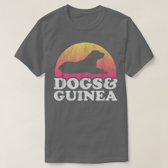 Dogs and Guinea Men's or Women's Dog  T-Shirt (Design vorne)