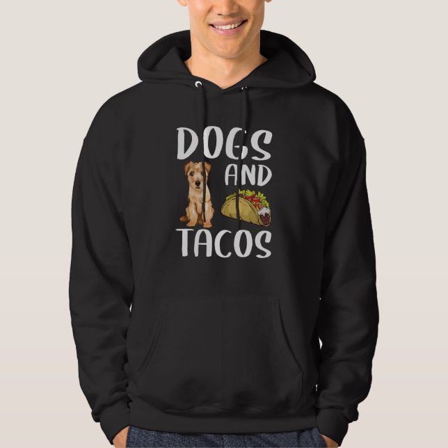 Dogs And Tacos Norfolk Terrier Mexican Food Hoodie (Vorderseite)