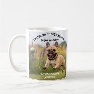 Dogs' Day Out: Fun Design for National Dog Day on Kaffeetasse