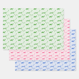 Dogs Galore Wrapping Paper  Geschenkpapier Set