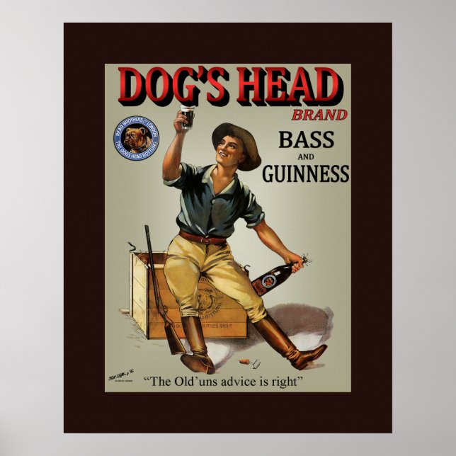 Dog's Head Bottling Co.~ Read Brothers Ltd. London Poster (Vorne)
