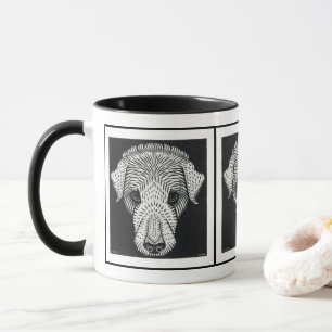 Dog's Head von Julie de Graag - Tasse
