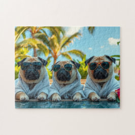 Dogs on vacation puzzle