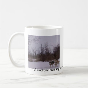 Dogsledding Spaß Kaffeetasse