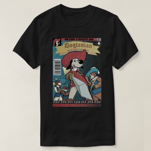 Dogtanische Klassik T-Shirt (Design vorne)