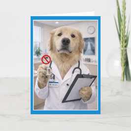 Dogtor's Orders  Get Well Card  NCC-1 Karte