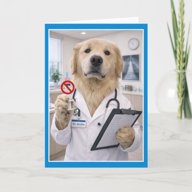 Dogtor's Orders  Get Well Card  NCC-1 Karte (Vorderseite)