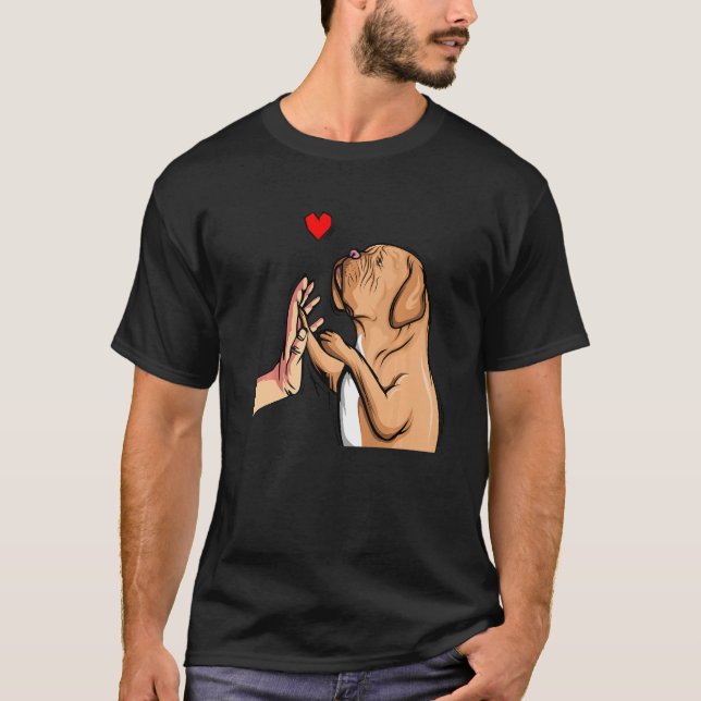 Dogue de Bordeaux Dog Women Girl   T-Shirt (Vorderseite)