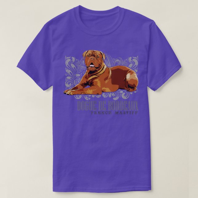 Dogue de Bordeaux, französischer Mastiff (10) T-Shirt (Design vorne)