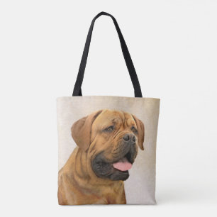 Dogue de Bordeaux Gemälde - Niedliche Hunde Kunst