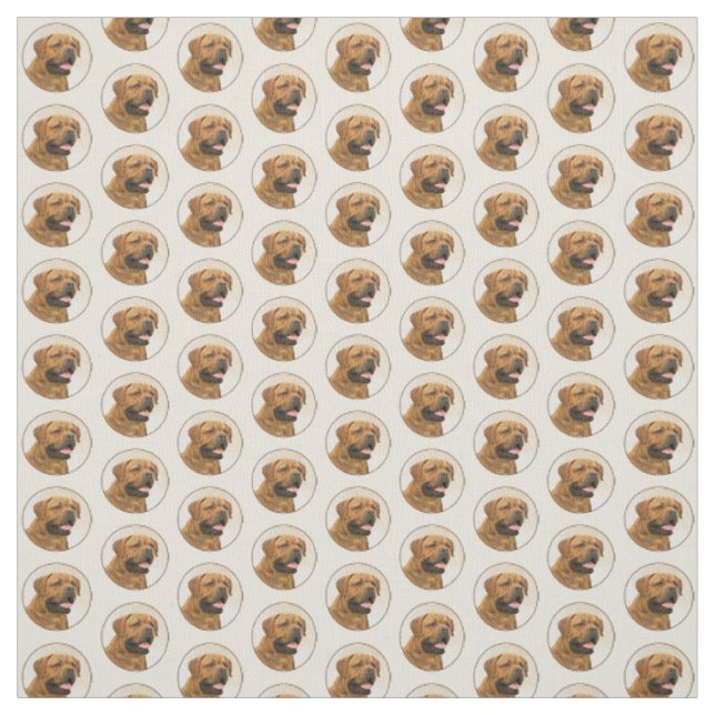 Dogue de Bordeaux Gemälde - Niedliche Hunde Kunst Stoff (Muster)