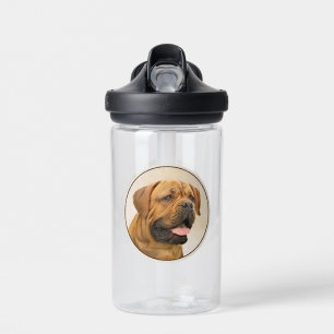 Dogue de Bordeaux Gemälde - Süße originelle Hundek Trinkflasche