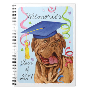 Dogue de Bordeaux Graduate Notizblock