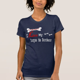 Dogue De Bordeaux (I Liebe) Bekleidung T-Shirt