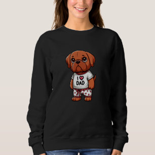 Dogue De Bordeaux I Liebe Vater Dog Funny Vater Sweatshirt