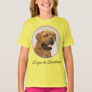 Dogue de Bordeaux Malerei - Niedliche Original Dog T-Shirt