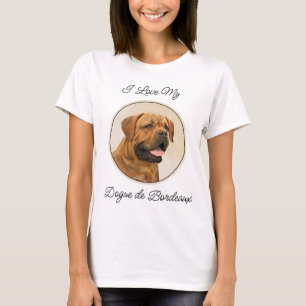 Dogue de Bordeaux Malerei - Niedliche Original Dog T-Shirt