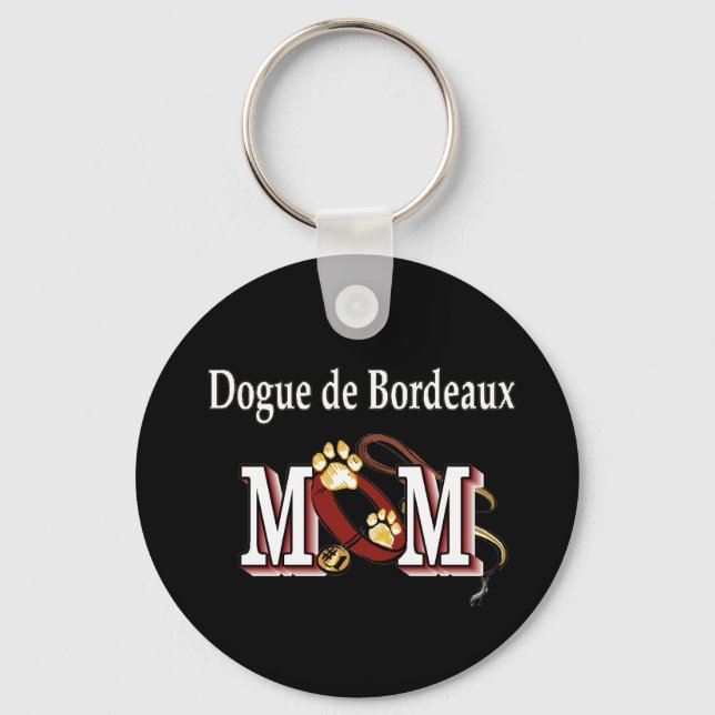 dogue de bordeaux Mutterngeschenke Schlüsselanhänger (Vorderseite)