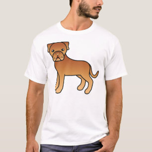 Dogue De Bordeaux Niedlicher Cartoon Dog T-Shirt