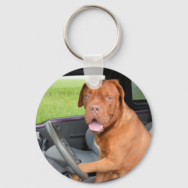 Dogue de Bordeaux Schlüsselanhänger (Vorderseite)