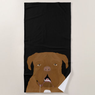 Dogue de Bordeaux Strandtuch
