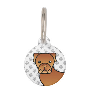 Dogue De Bordeaux Süße Cartoon-Hund & Haustier-Inf Haustiermarke