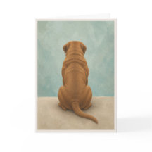 Dogue de Bordeaux Sympathie-Karte