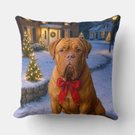 Dogue de Bordeaux Urlaub Kissen