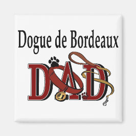 Dogue de Bordeaux Vater Geschenke Magnet