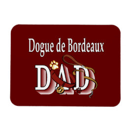 Dogue de Bordeaux Vater Magnet