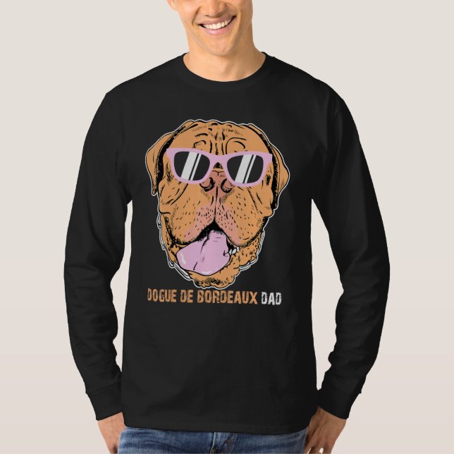 Dogue de Bordeaux Vater T-Shirt für Hundebesitzer  (Vorderseite)