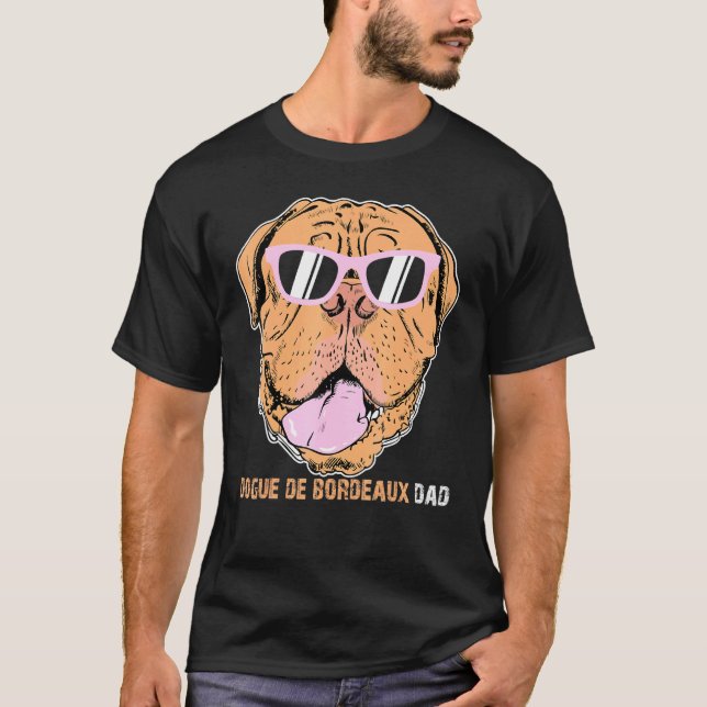 Dogue de Bordeaux Vater T-Shirt für Hundebesitzer  (Vorderseite)
